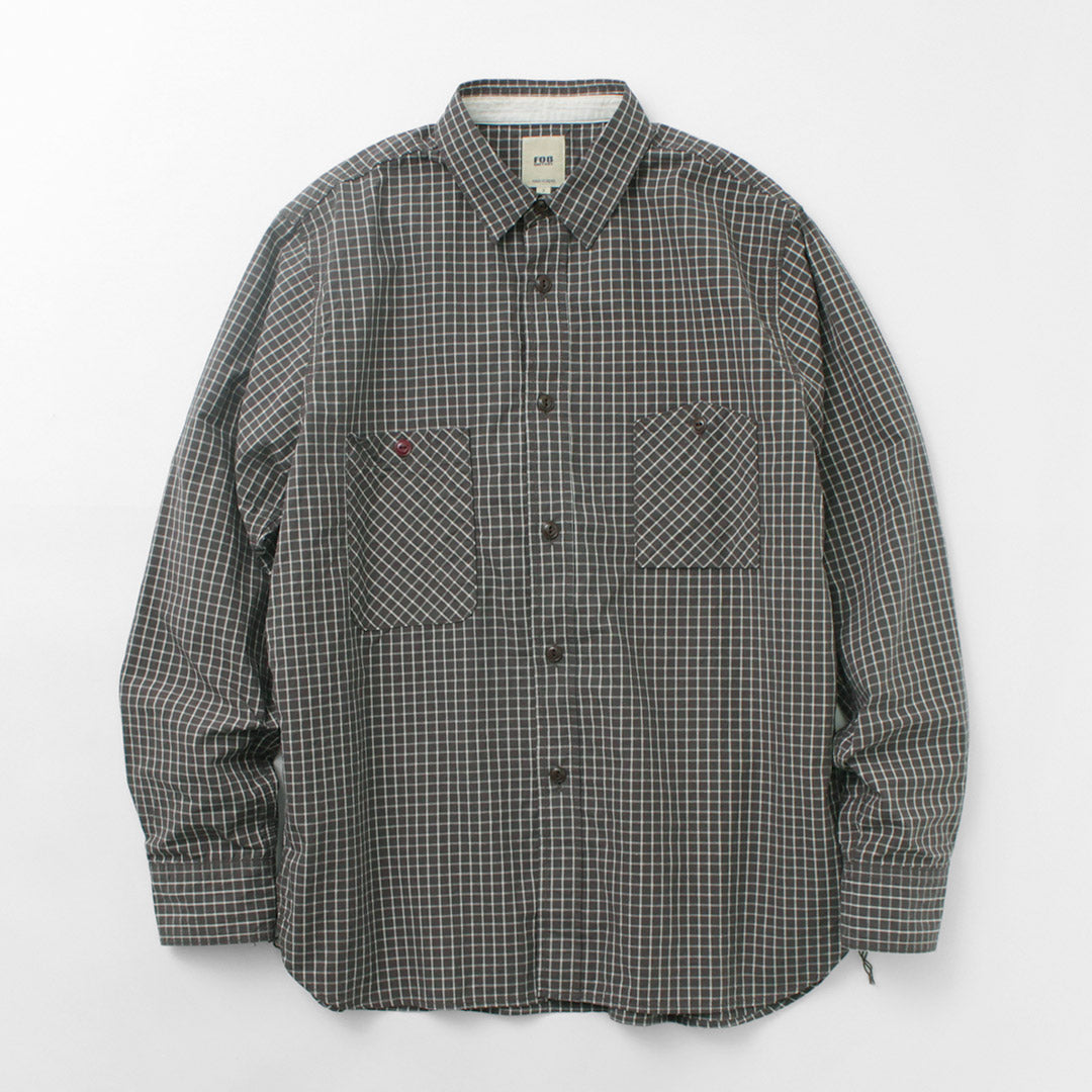 FOB FACTORY / F3489 GRAPH CHECK WORK SHIRT