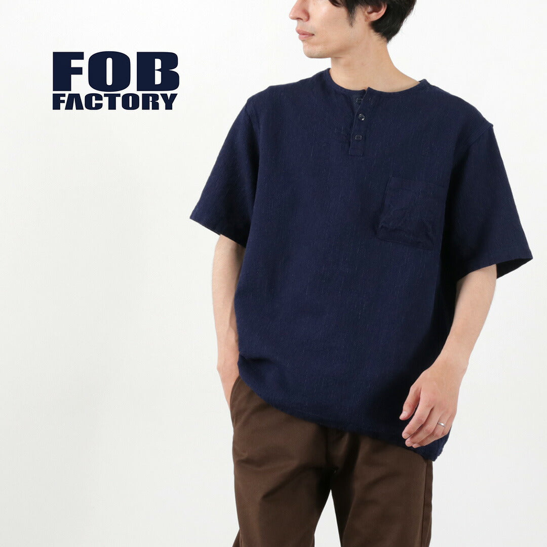 FOB工厂 / F3493 Indigo Waffle T恤