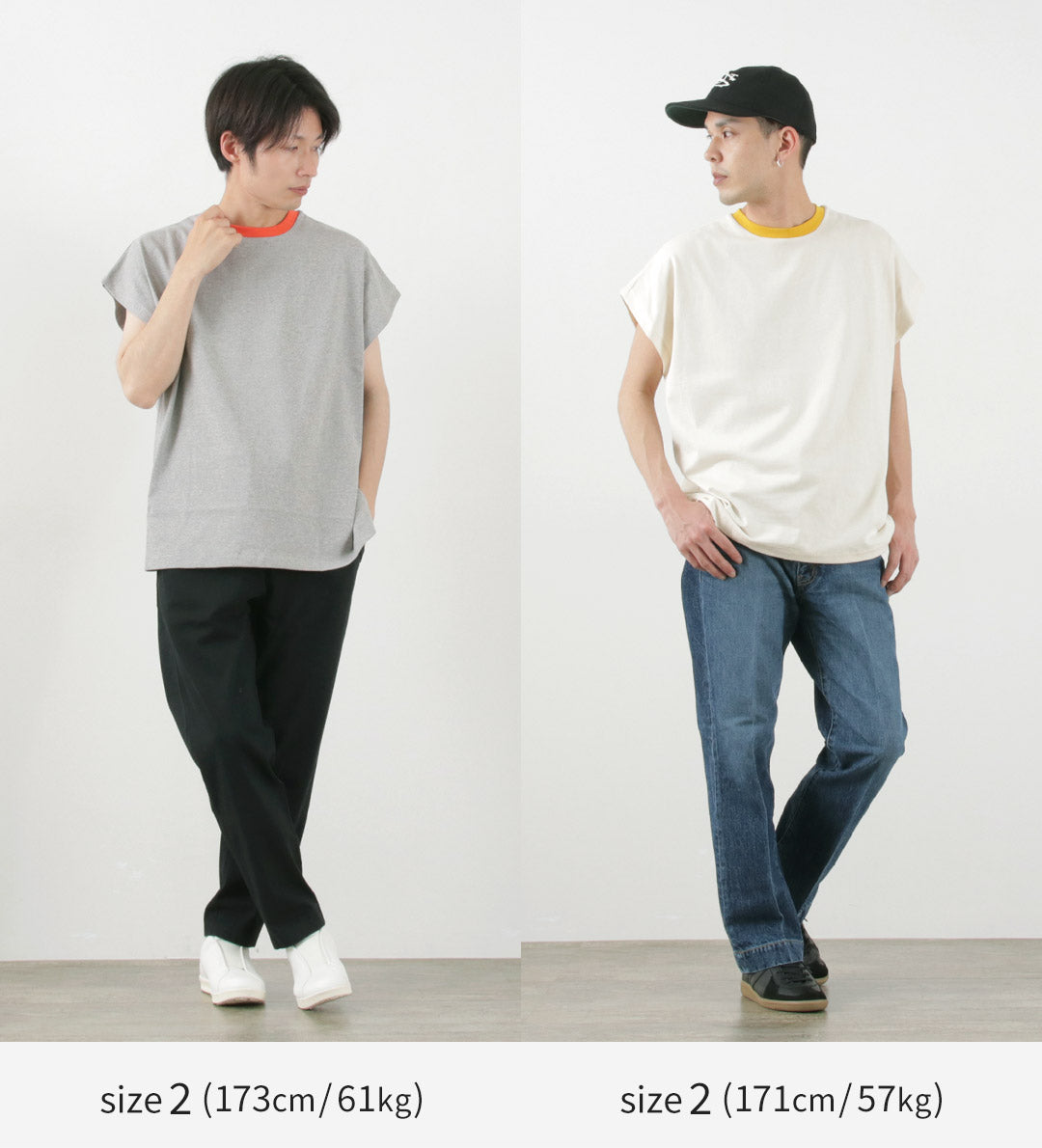 Soglia / Open End French Sleeve 티셔츠 솔리드