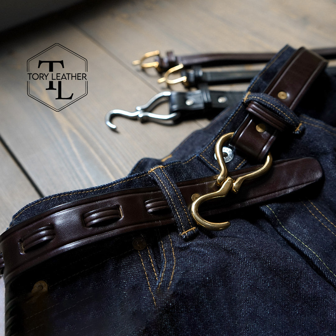 TORY LEATHER / Equestrian inspired belt