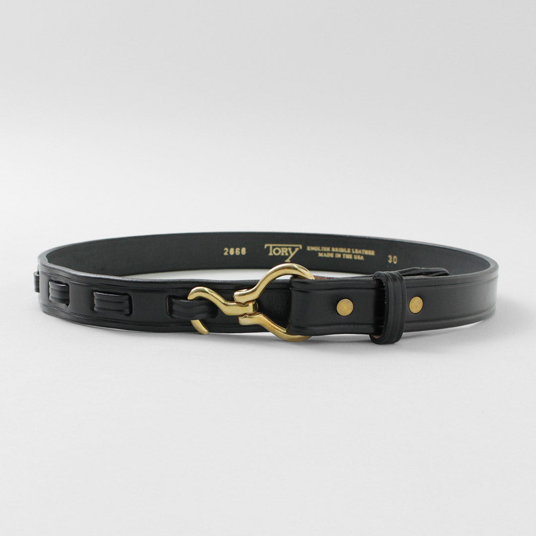 Ceinture en cuir conservateur / mini-borne