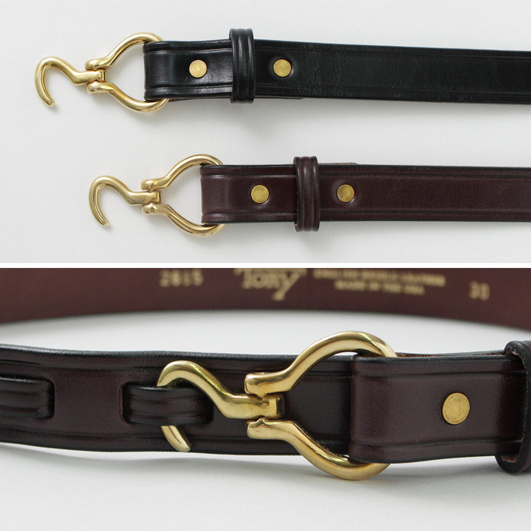 TORY LEATHER / 1-inch Bridle Leather Mini Hoof Pick Belt