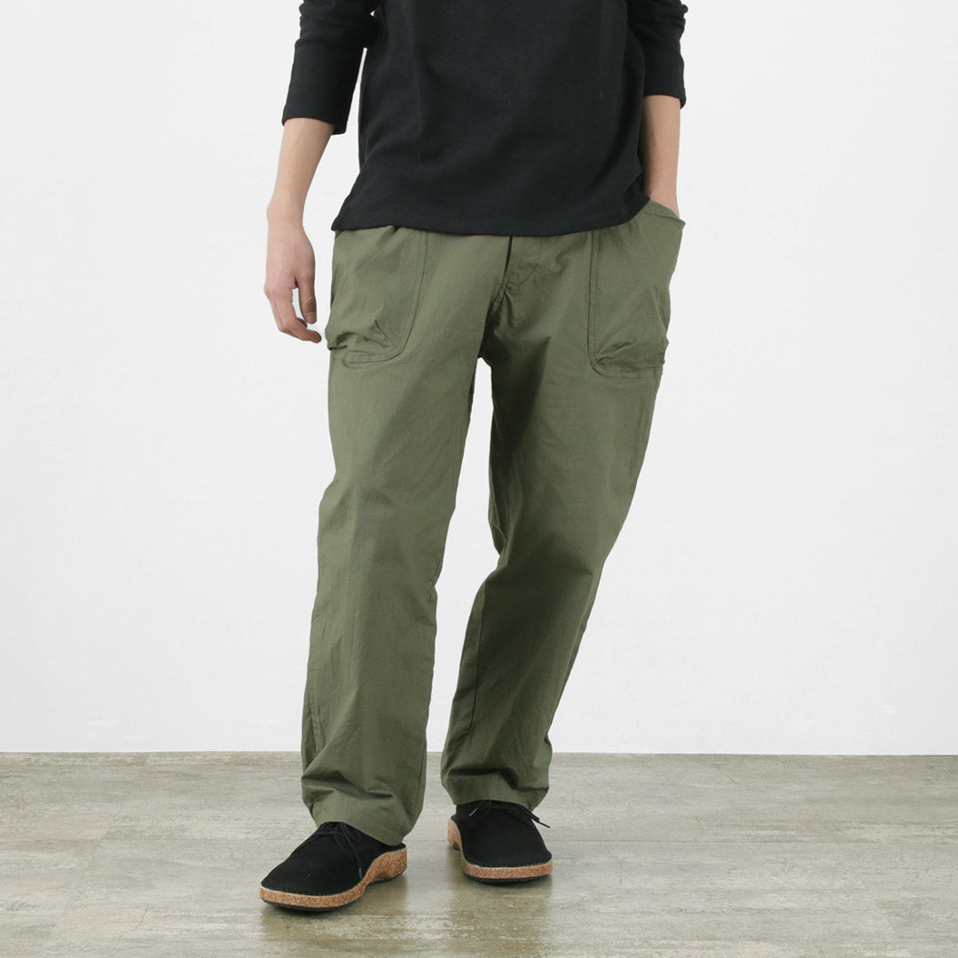 SAGE DE CRET / Ripstop stretch peg top work pants