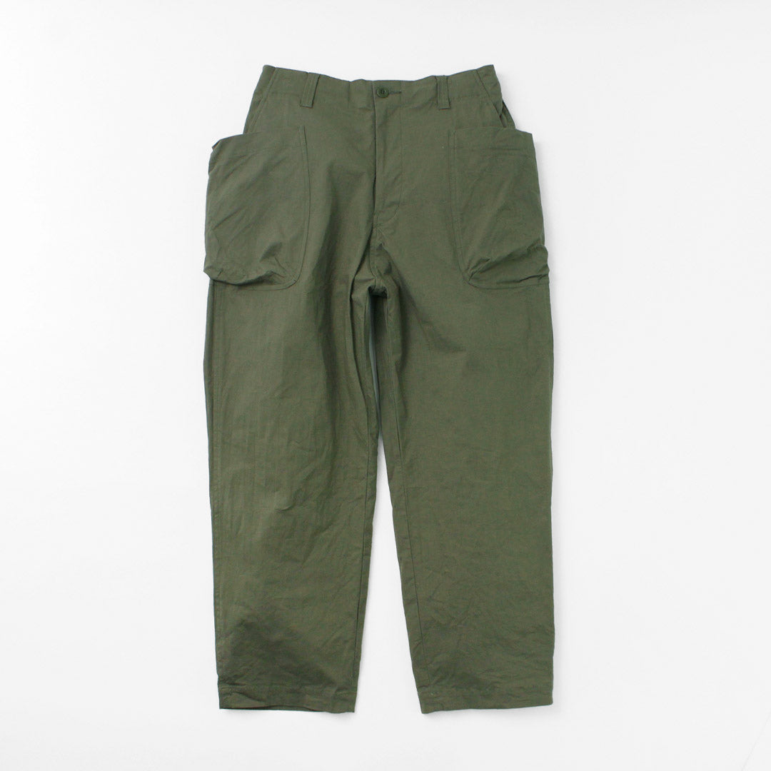 SAGE DE CRET / Ripstop stretch peg top work pants