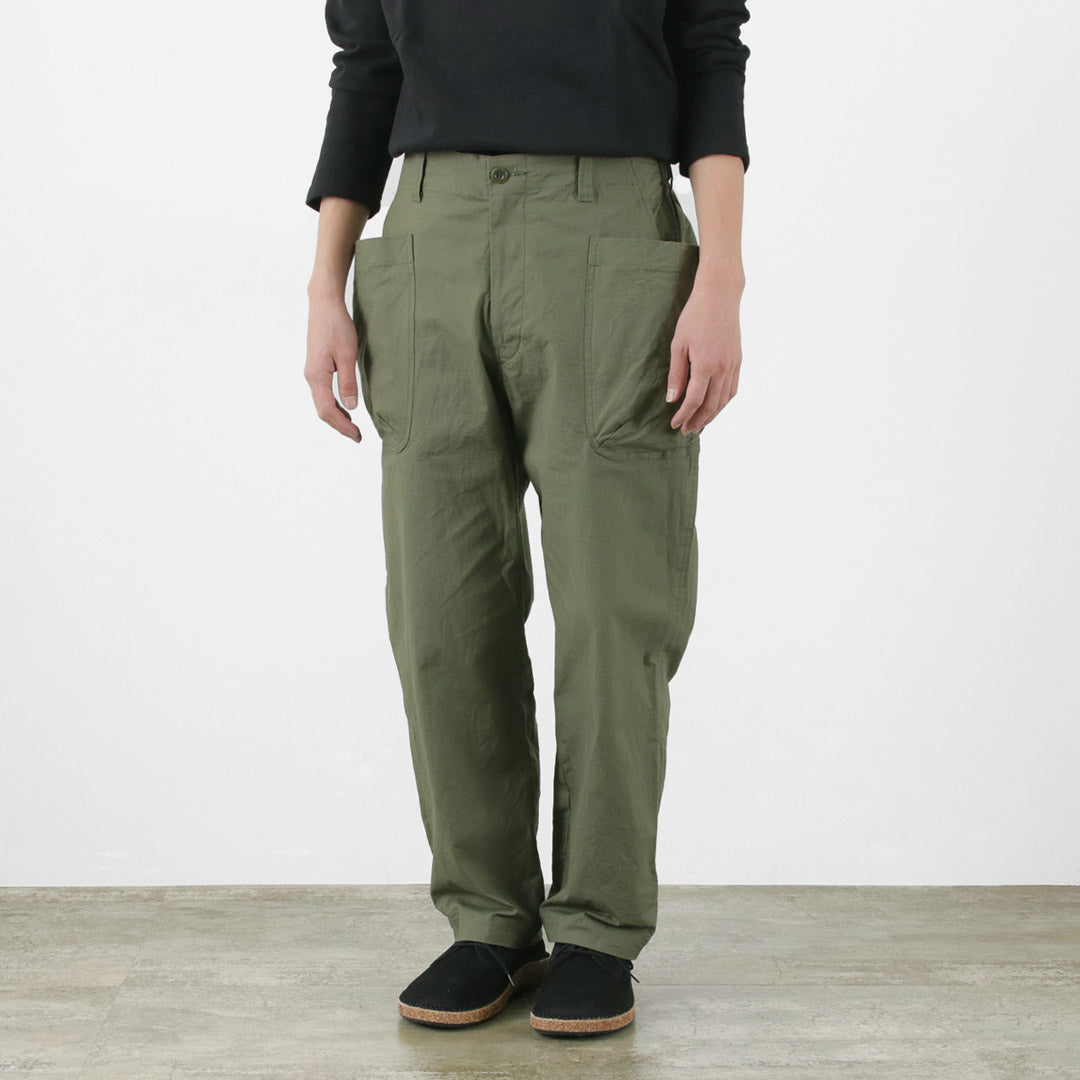 SAGE DE CRET / Ripstop stretch peg top work pants