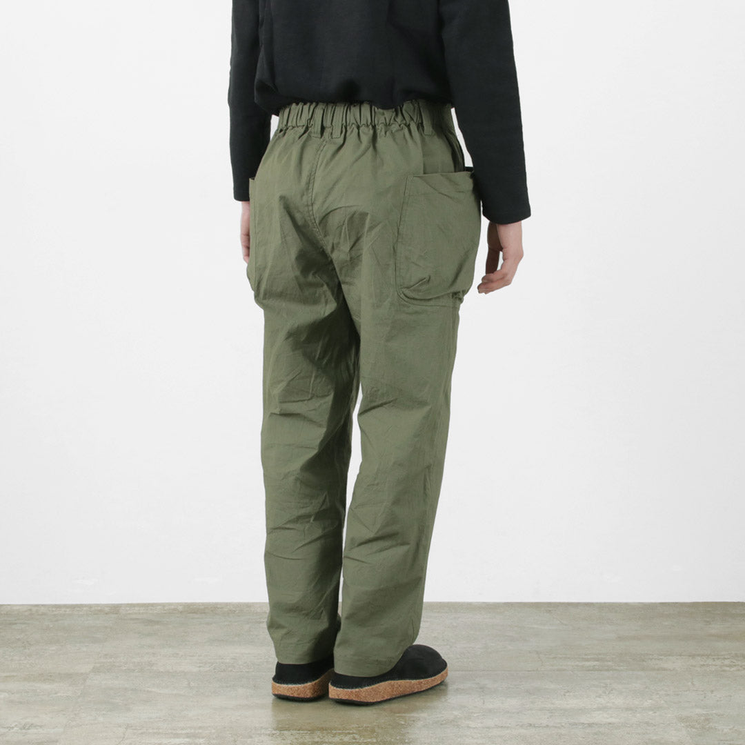 SAGE DE CRET / Ripstop stretch peg top work pants