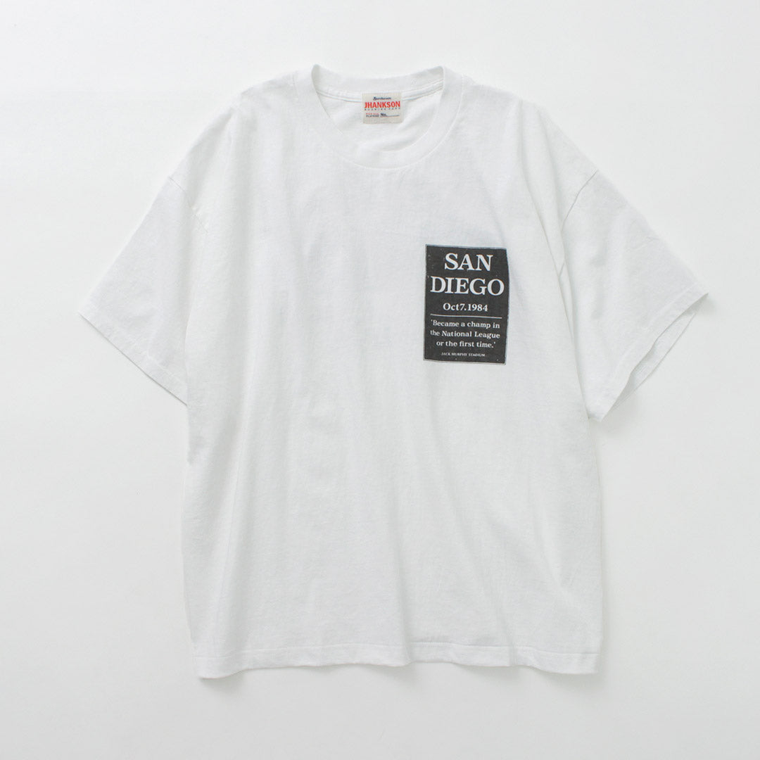 Jhankson / San Diego Champs Short Sleeve 티셔츠