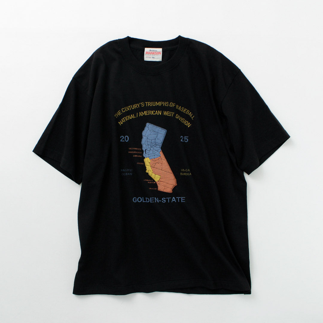 JHANKSON / California Maps short sleeve T-shirt