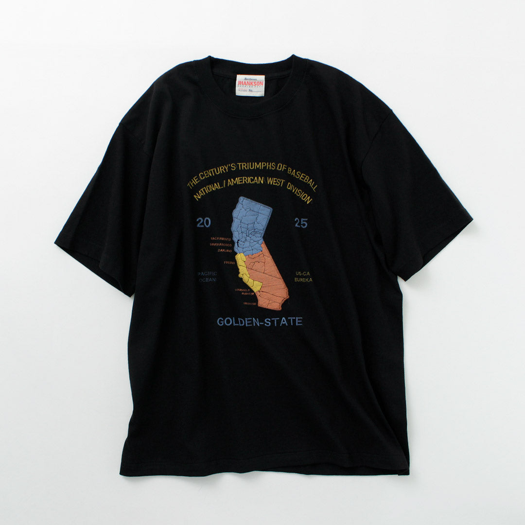 JHANKSON / California Maps short sleeve T-shirt