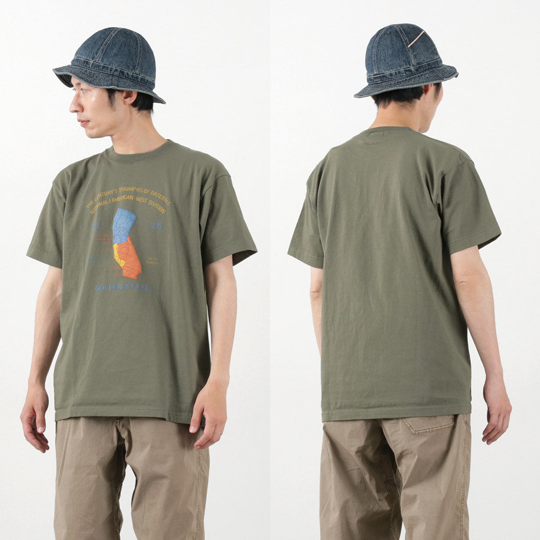 JHANKSON / California Maps short sleeve T-shirt