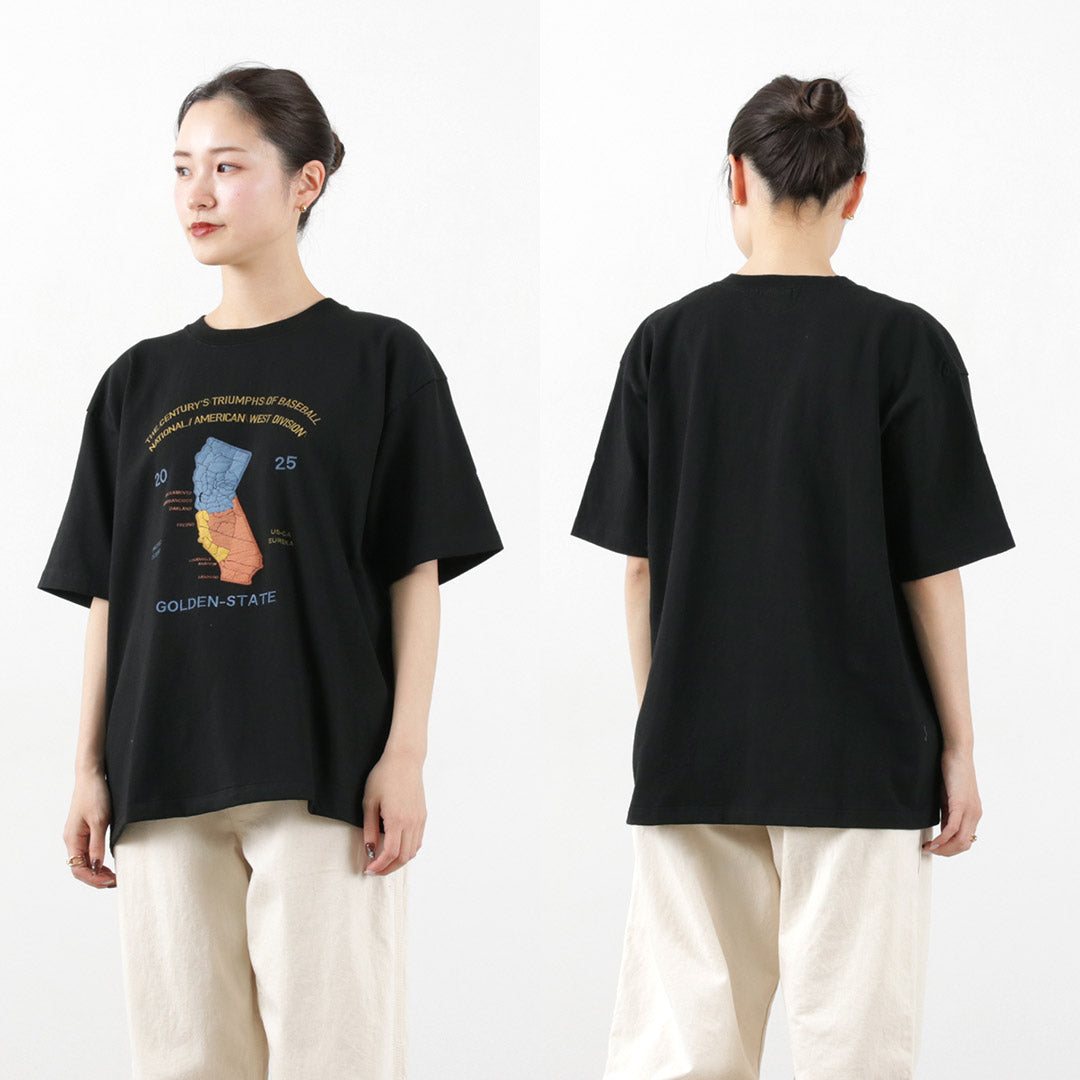 JHANKSON / California Maps short sleeve T-shirt