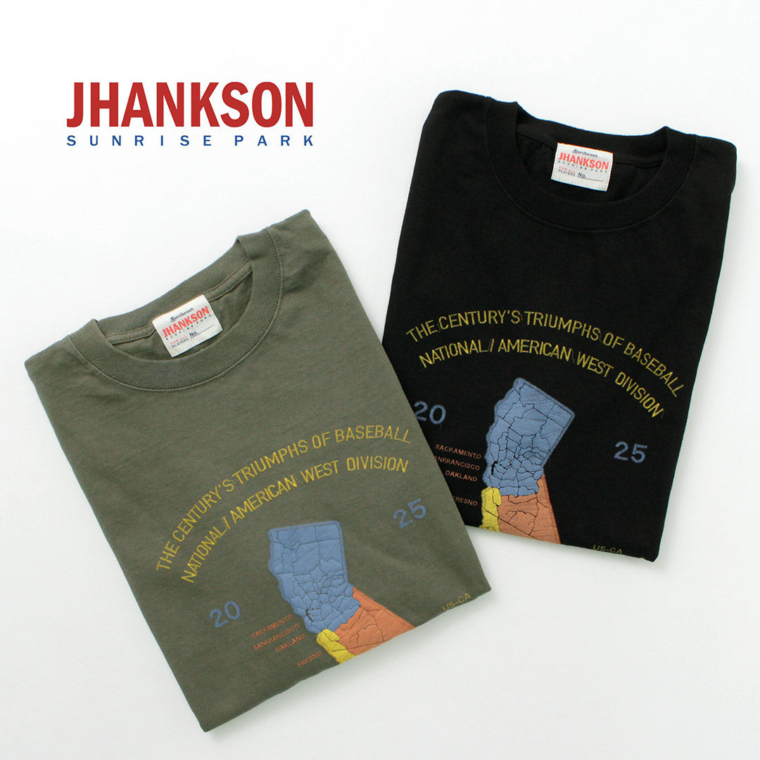 T-shirt à manches courtes Jhankson / Californie Maps