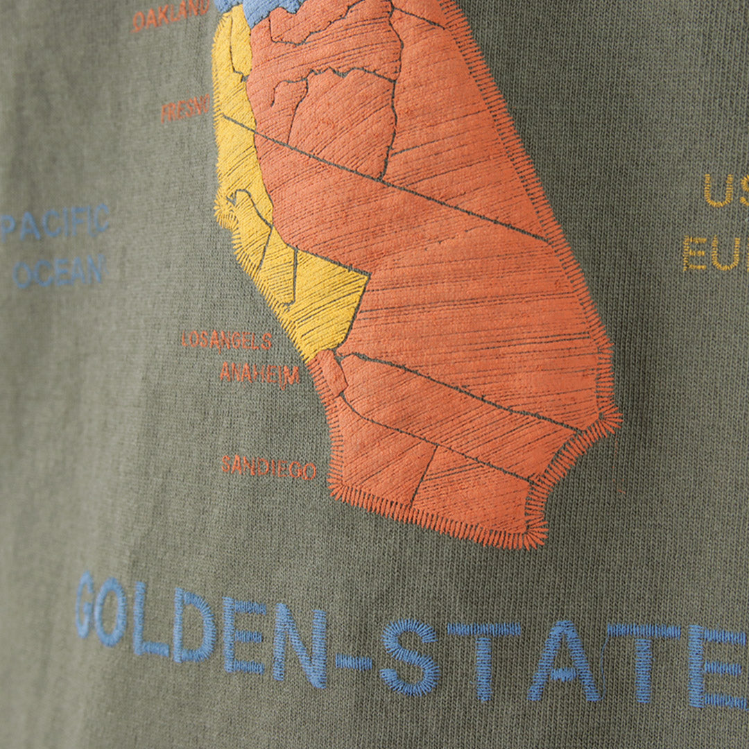 T-shirt à manches courtes Jhankson / Californie Maps