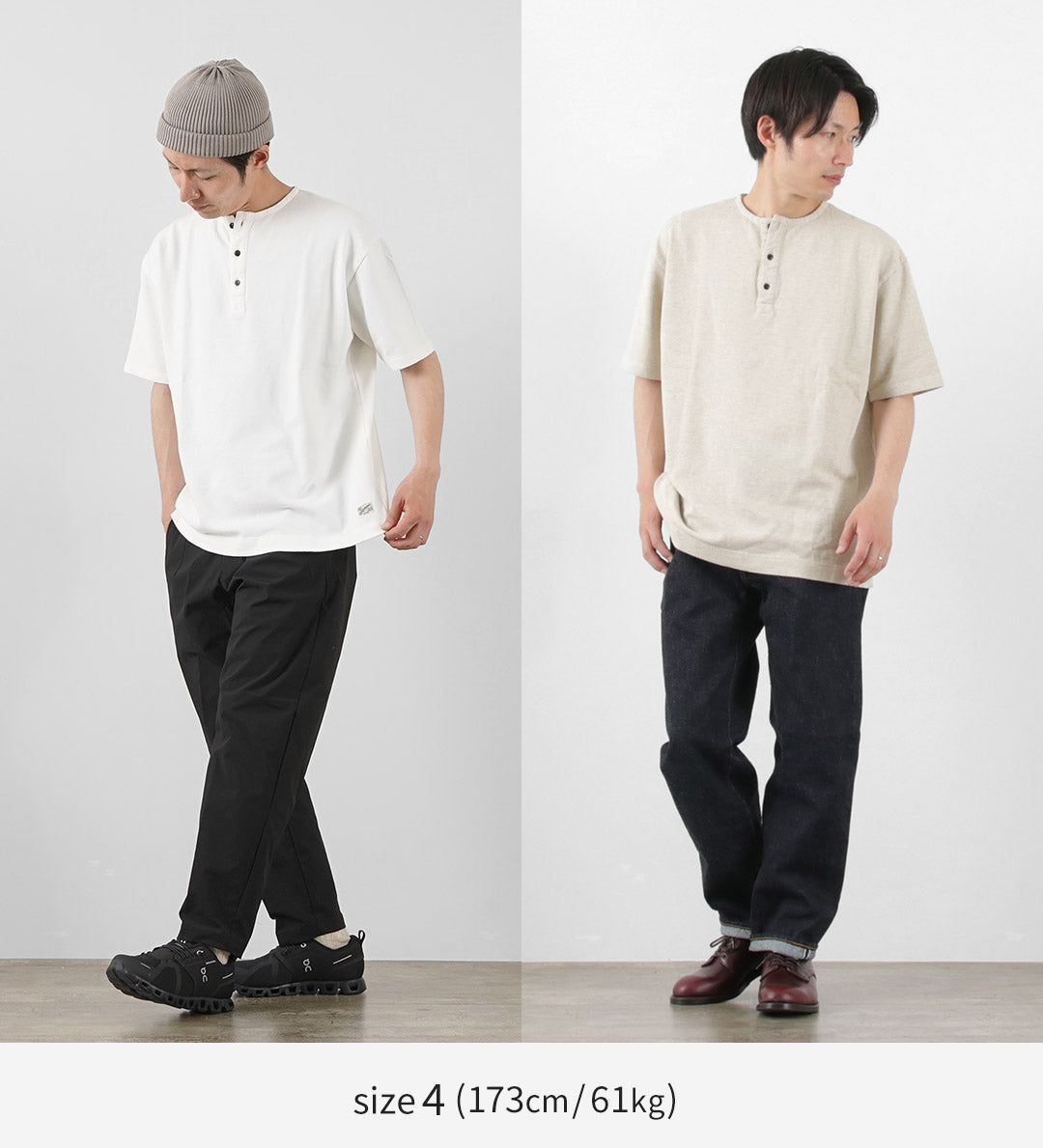 T-shirt Kepani / Canoco Henry Neck