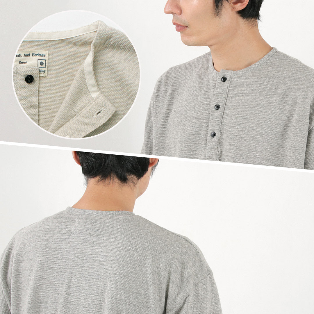 T-shirt Kepani / Canoco Henry Neck