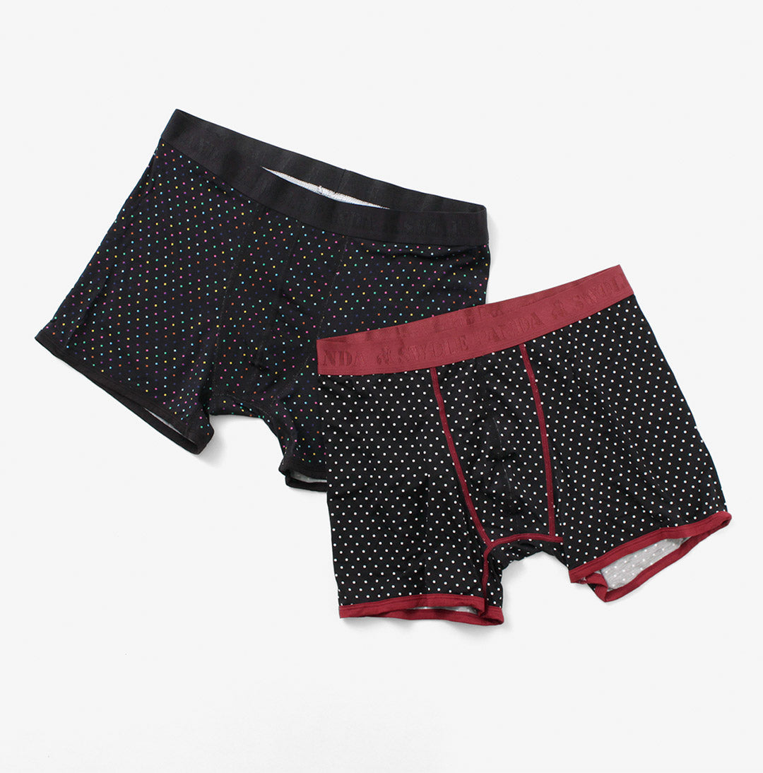 SWOLE PANDA / Bamboo Dot Boxer Pants