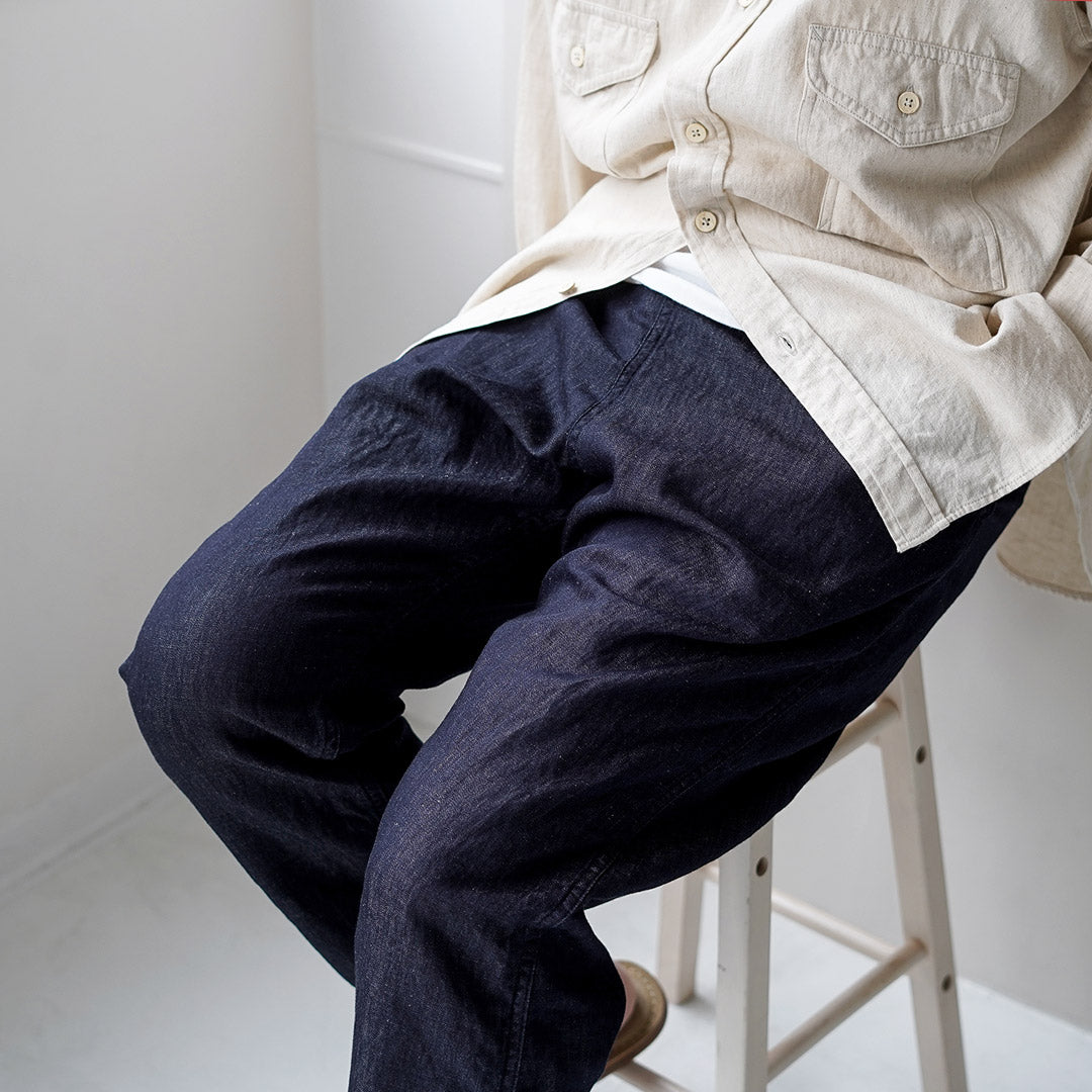 Japan Blue Jeans / RJB7590 Coton Linen Denim Easy Pantal