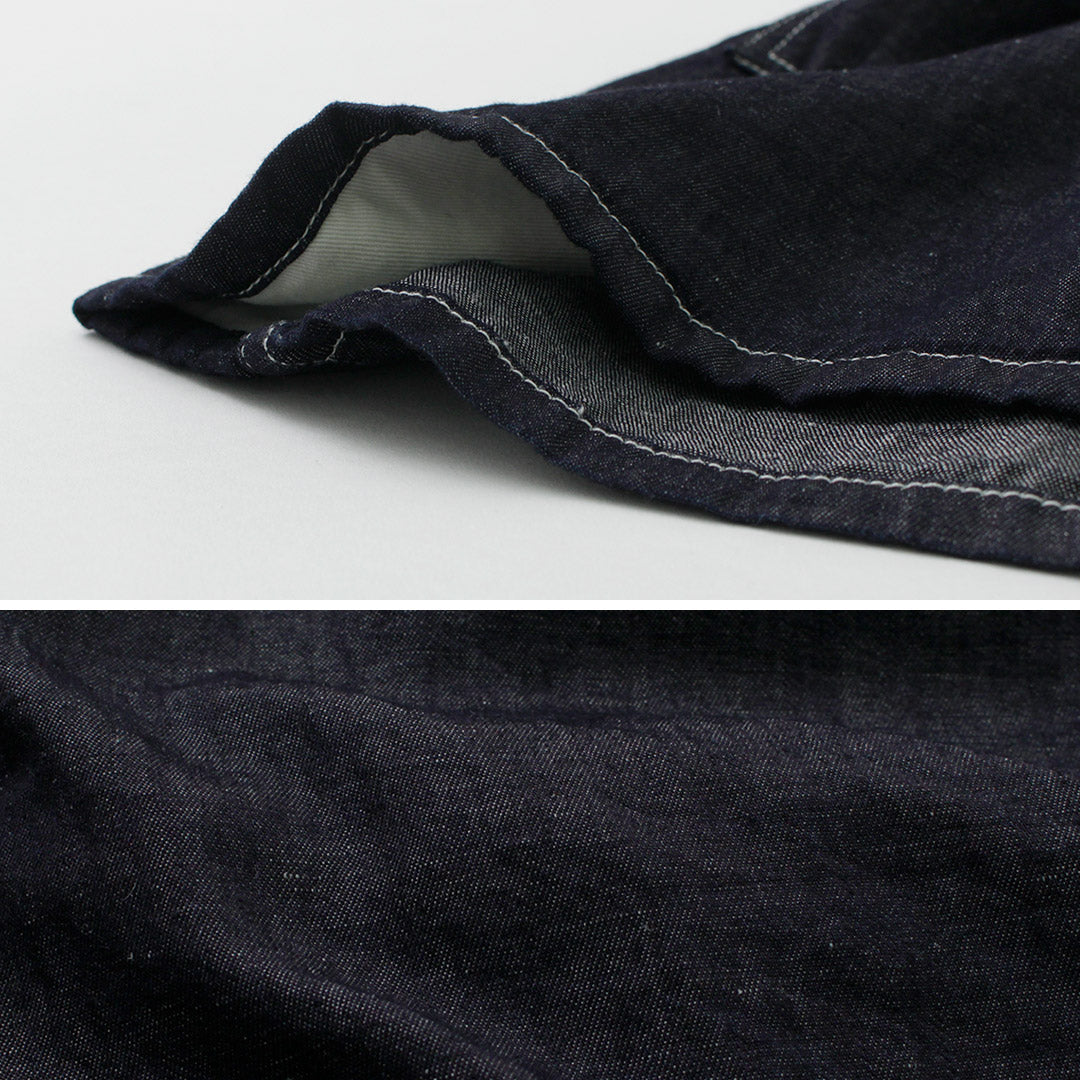 Japan Jeans / Cotton Linen Denim Faux Ejército de jarra