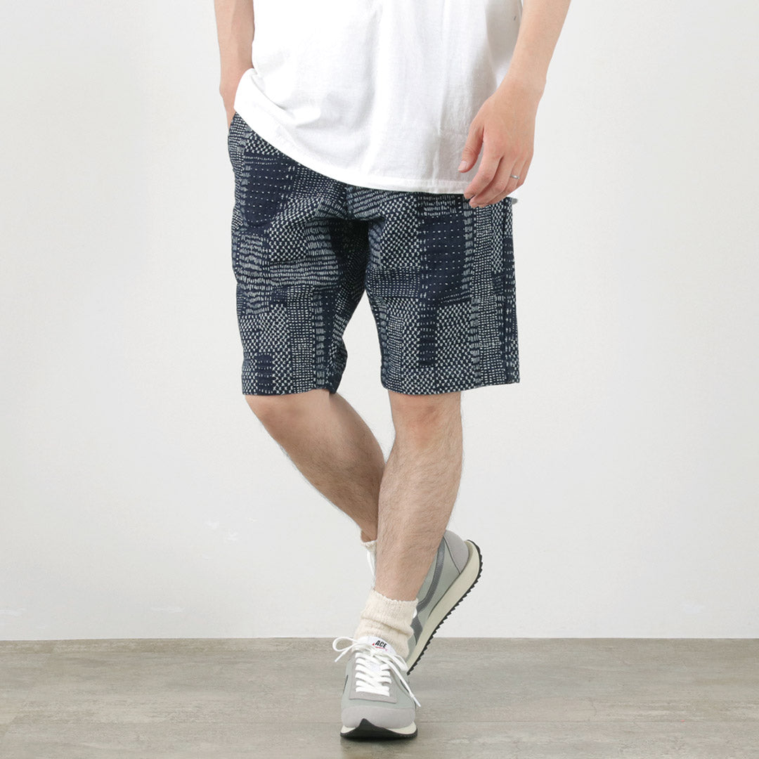 Japan Blue Jeans / Indigo Mandted Coat Style Sweats Shorts