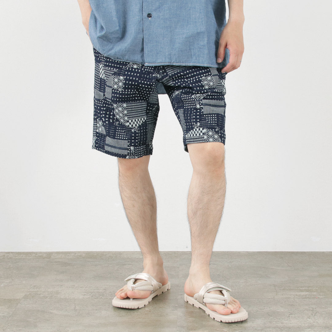 Japan Blue Jeans / Indigo Mandted Coat Style Sweats Shorts