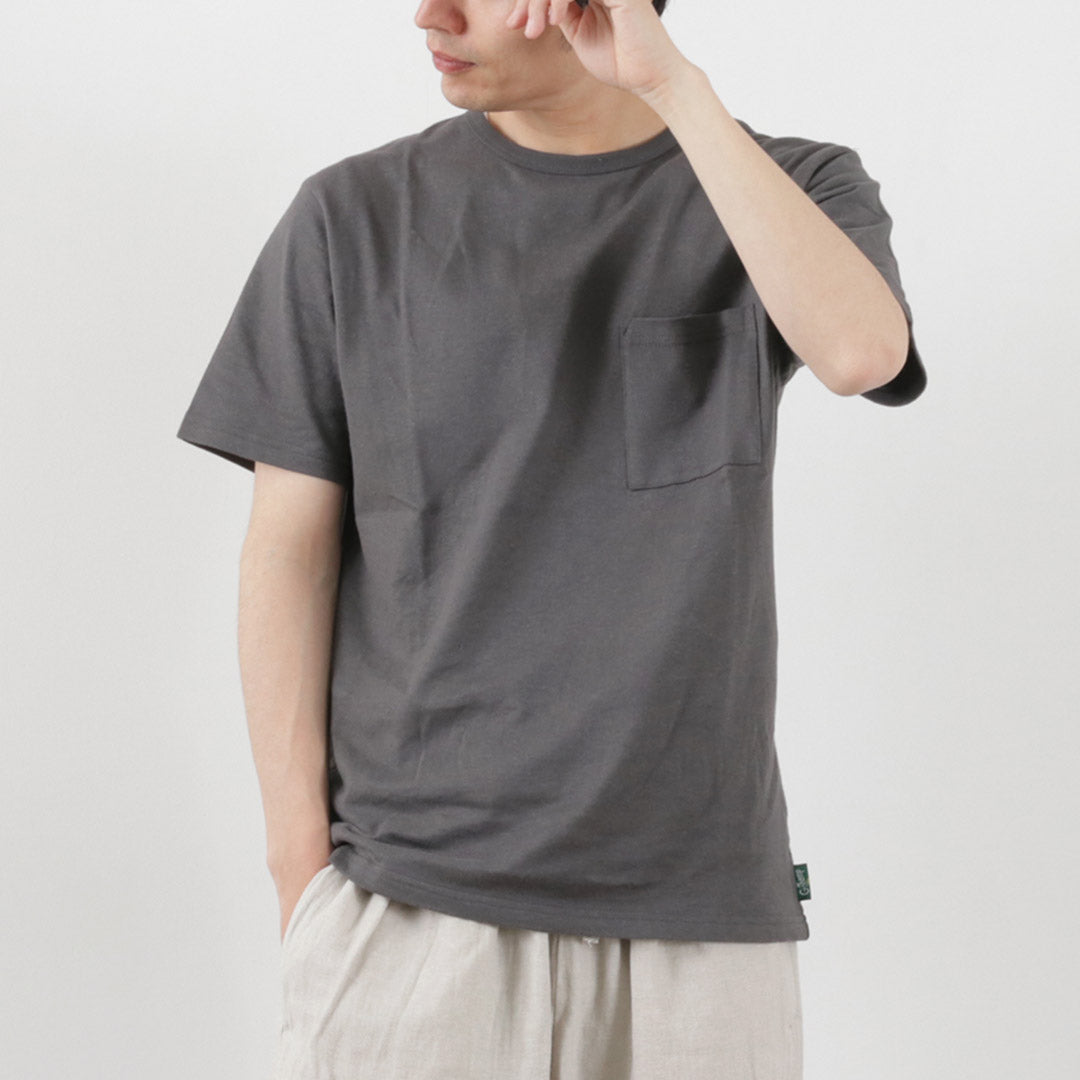 Gohemp / 10oz Basic Fit Pocket T恤