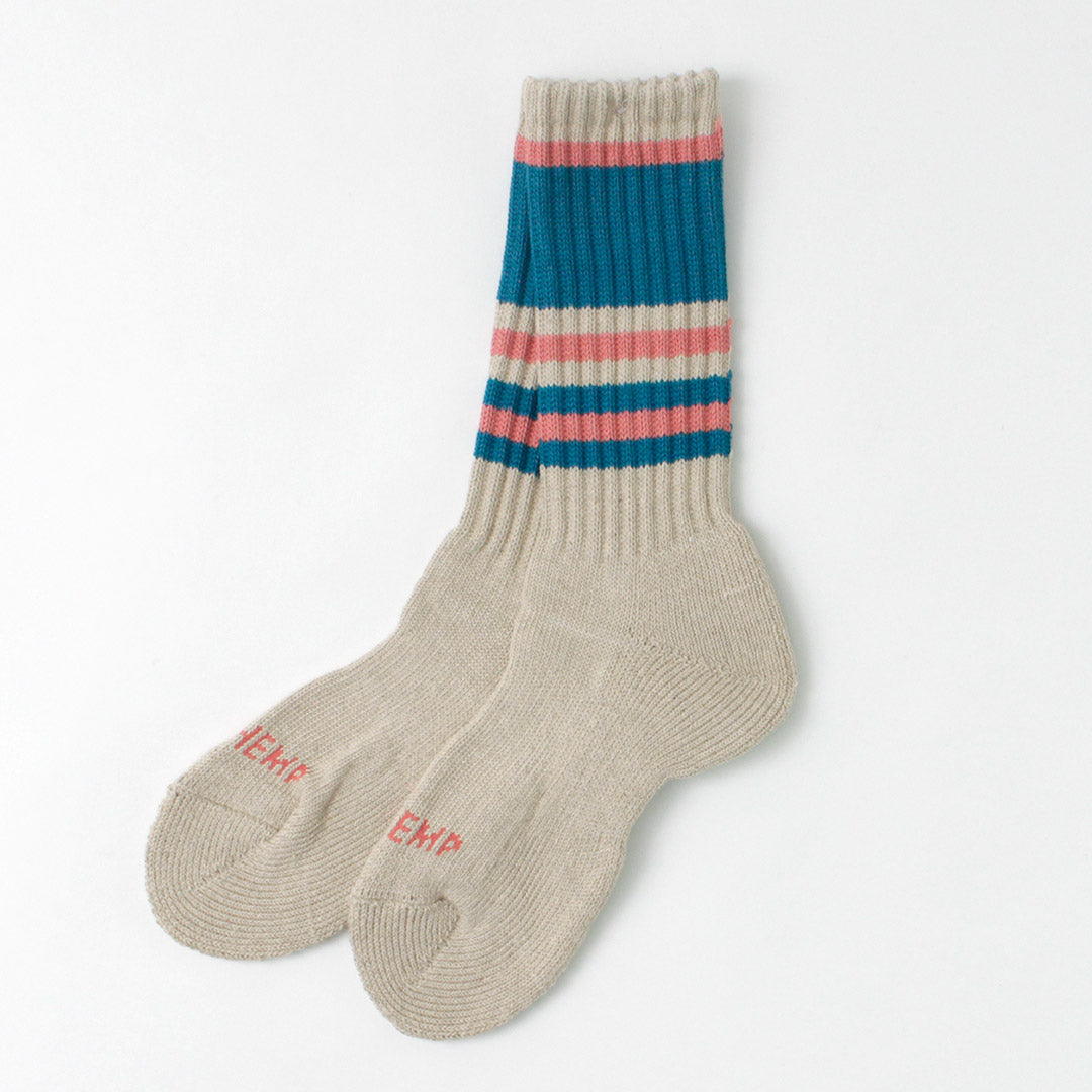 GOHEMP / Random Line Crew Socks