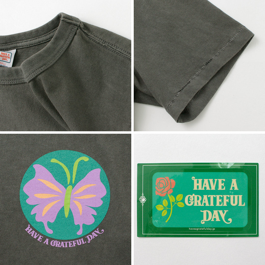 Avoir un T-shirt Grateful Day / 11oz Butterfly # 2