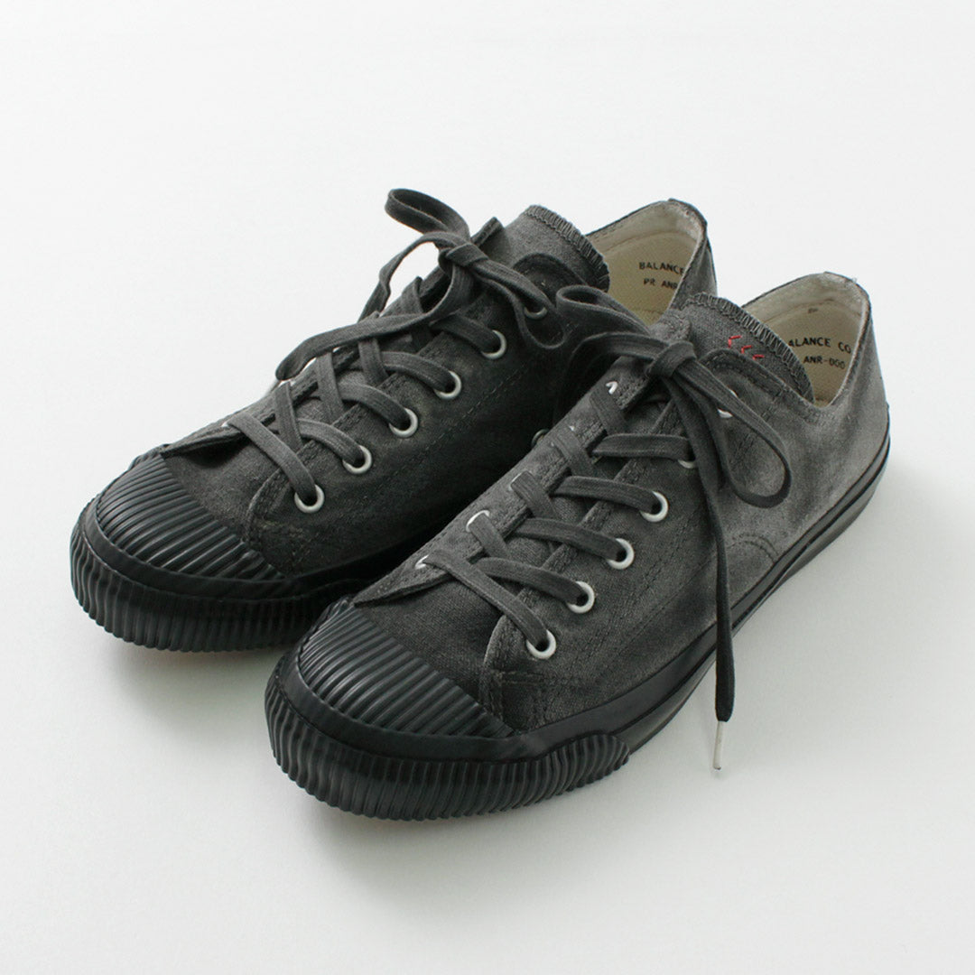 PRAS / Shellcap Low in Sumi Hand Dyed  sneaker