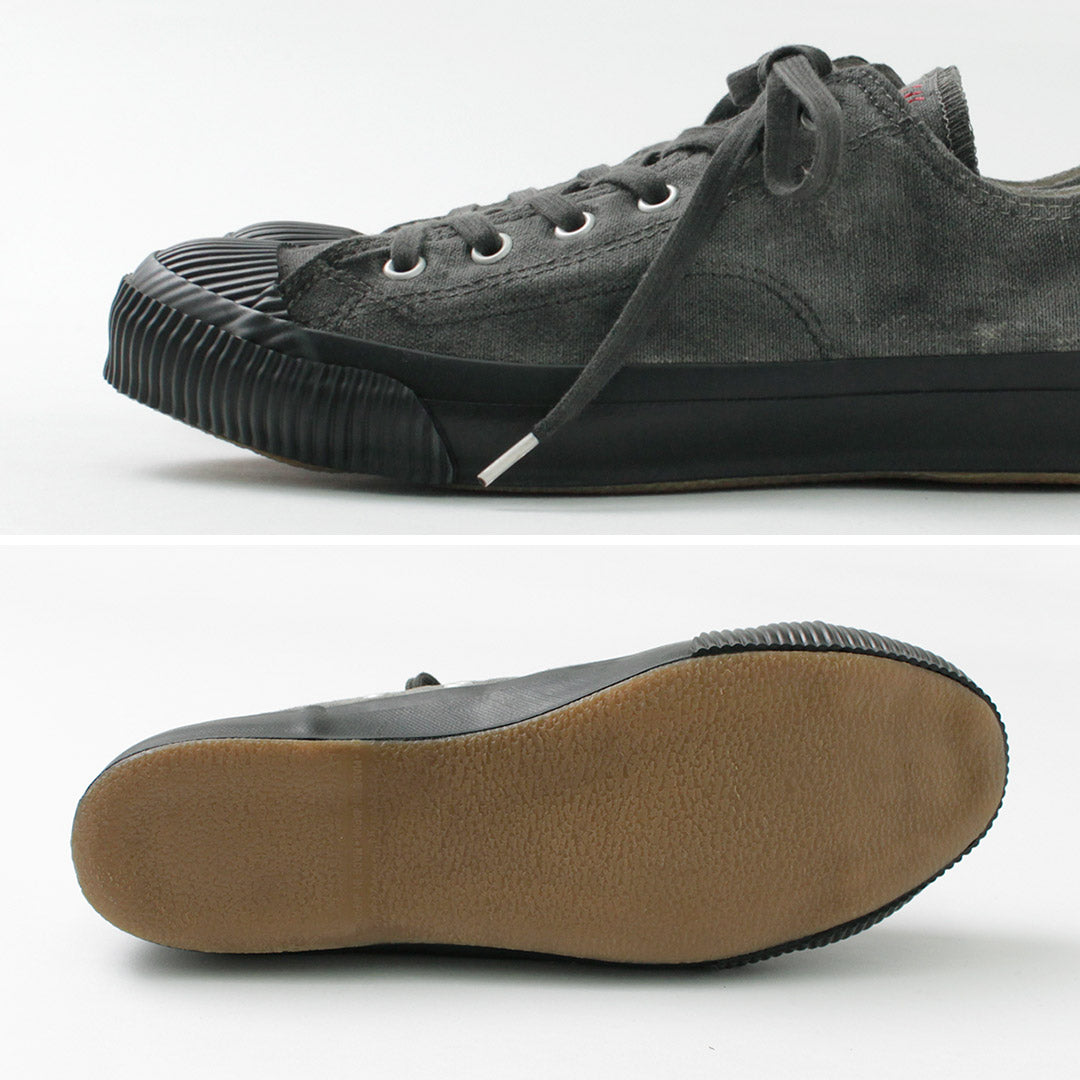 PRAS / Shellcap Low in Sumi Hand Dyed  sneaker