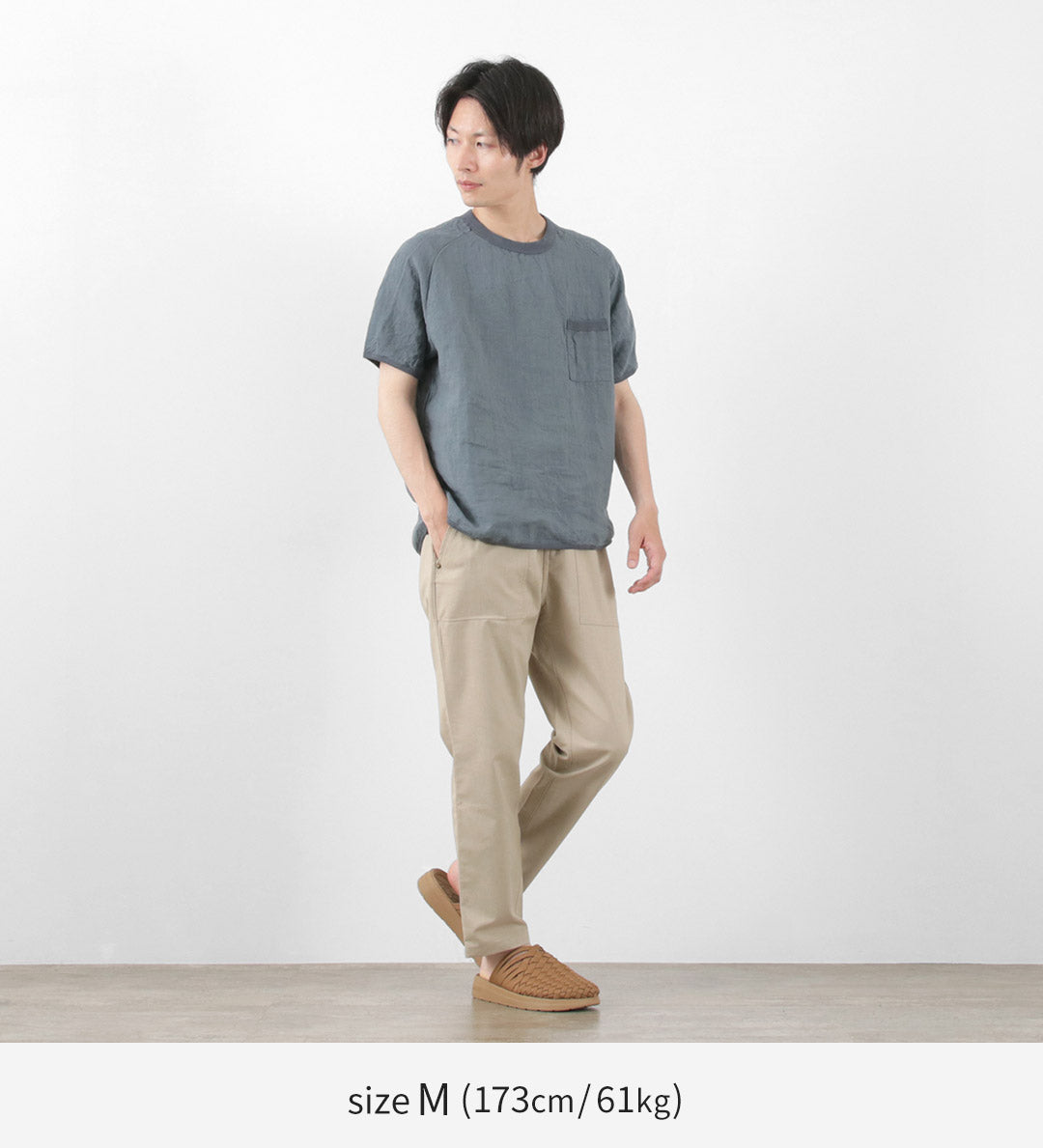 RE MADE IN TOKYO JAPAN / C/L Coolmax easy rivet trousers