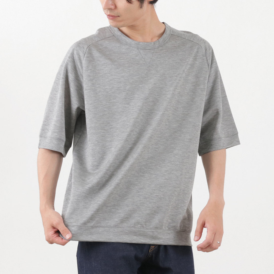 RE MADE IN TOKYO JAPAN / Viscose knit wide T-shirt