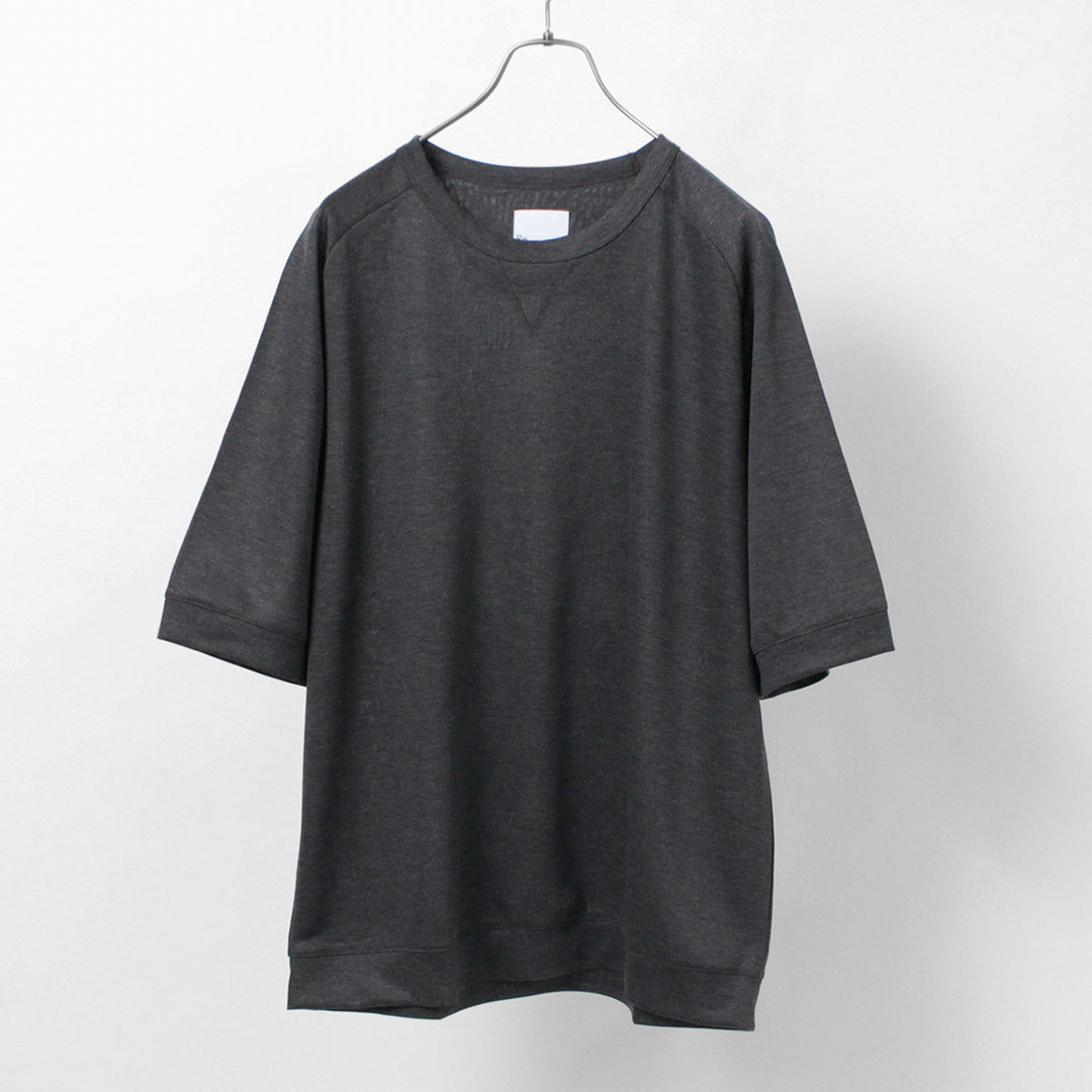 RE MADE IN TOKYO JAPAN / Viscose knit wide T-shirt