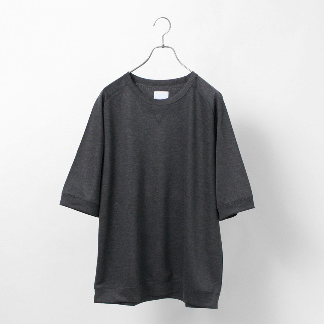 RE MADE IN TOKYO JAPAN / Viscose knit wide T-shirt