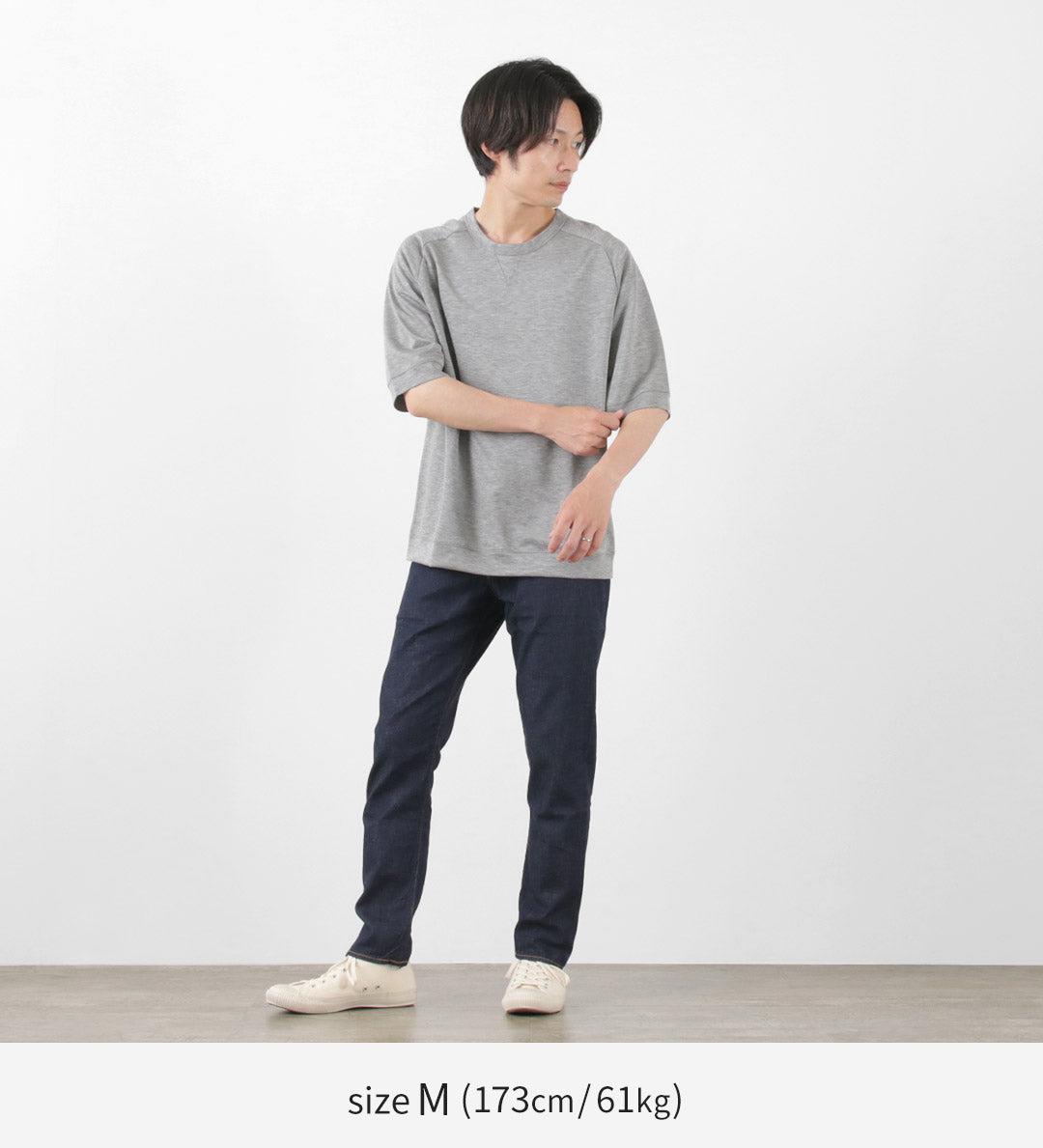 RE MADE IN TOKYO JAPAN / Viscose knit wide T-shirt