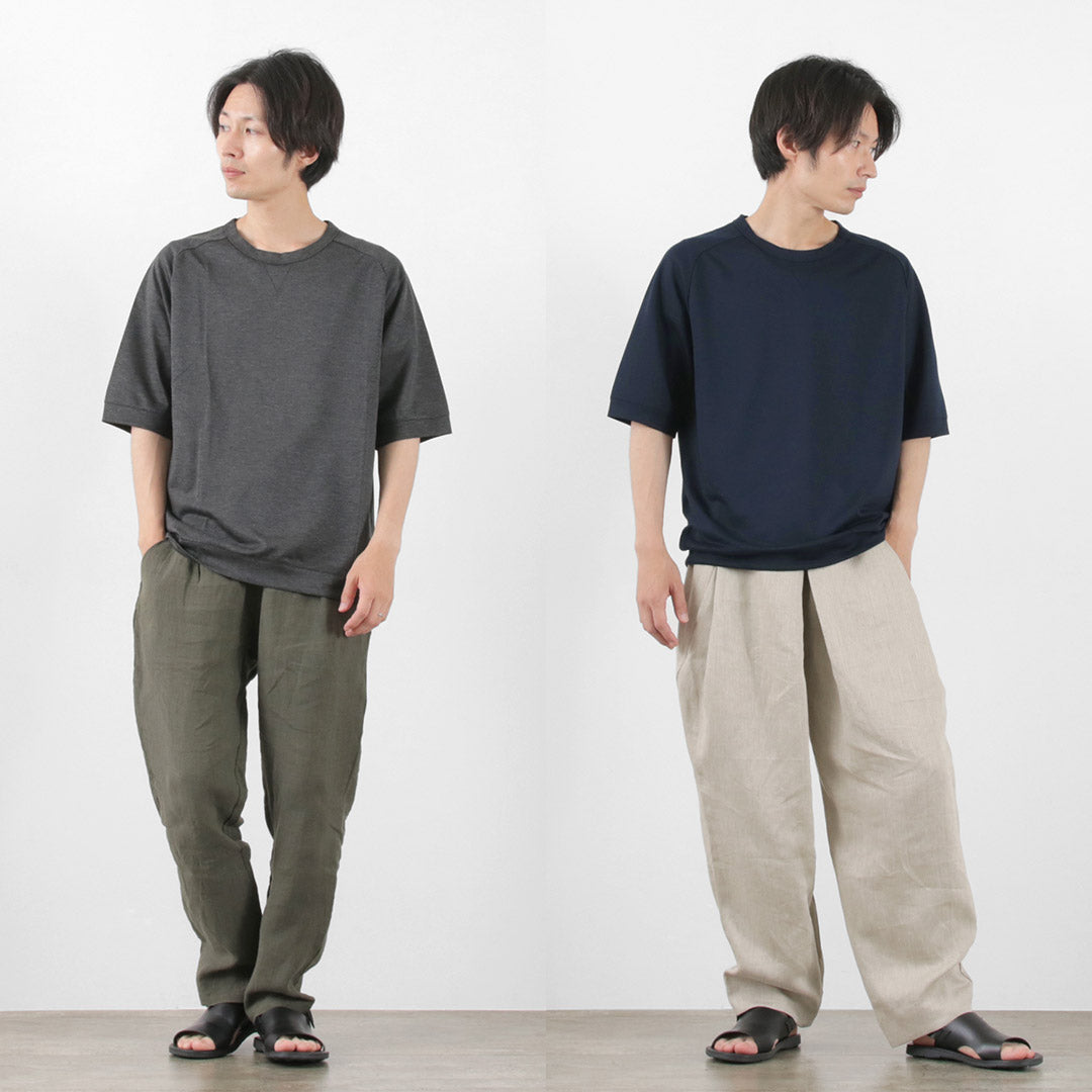 RE MADE IN TOKYO JAPAN / Viscose knit wide T-shirt