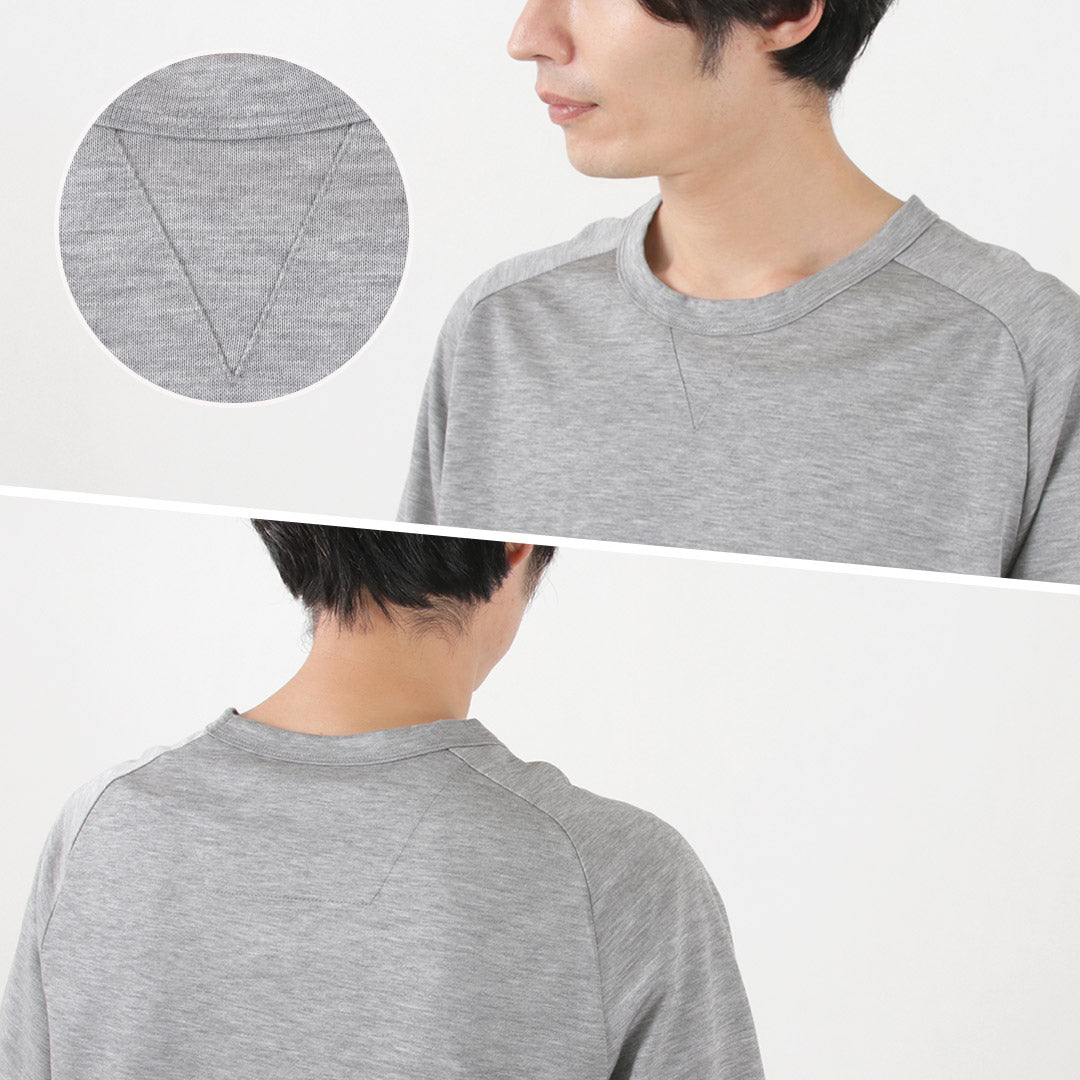 RE MADE IN TOKYO JAPAN / Viscose knit wide T-shirt