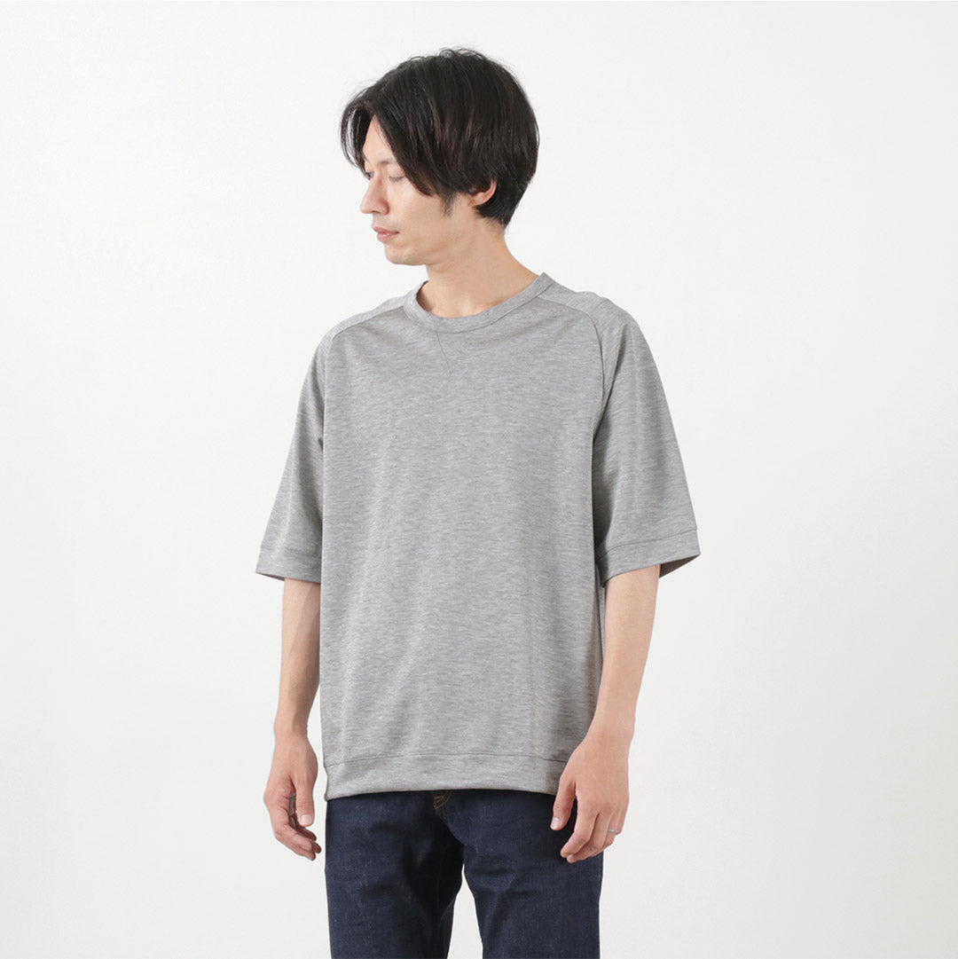 RE MADE IN TOKYO JAPAN / Viscose knit wide T-shirt