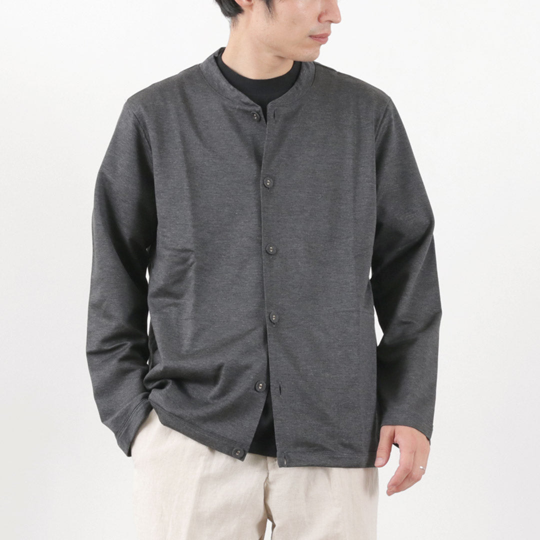 RE MADE IN TOKYO JAPAN / Viscose knit crew neck Cardigan