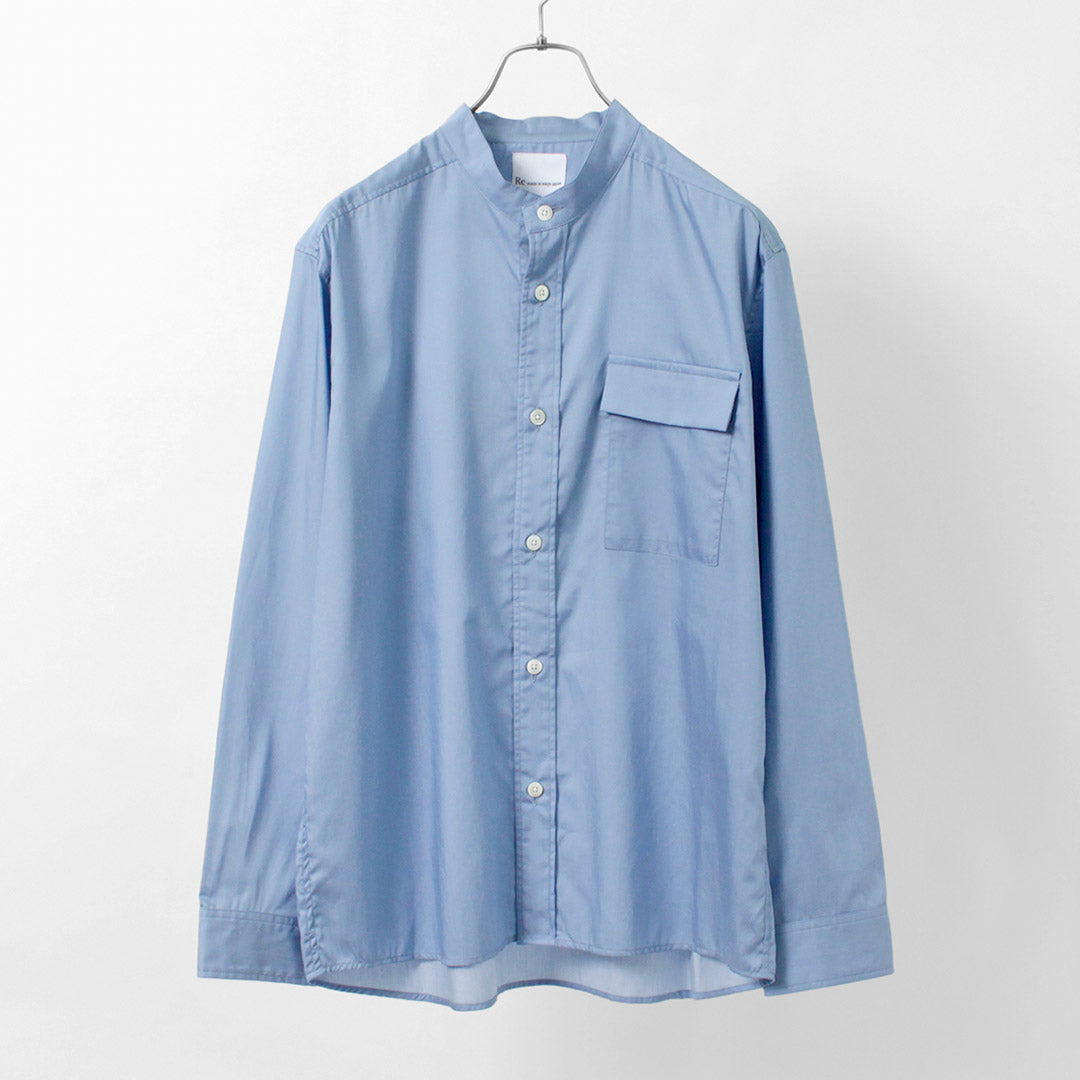 Re fait à Tokyo Japan / 200 Twin Yarn Chambray Twill CPO Shirt