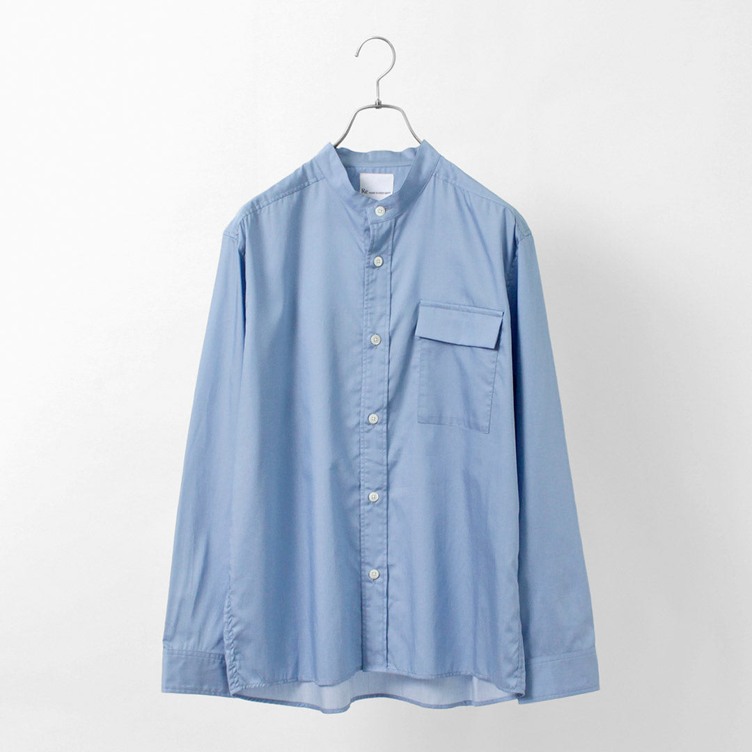 RE MADE IN TOKYO JAPAN / 200 twin yarn chambray twill CPO shirt