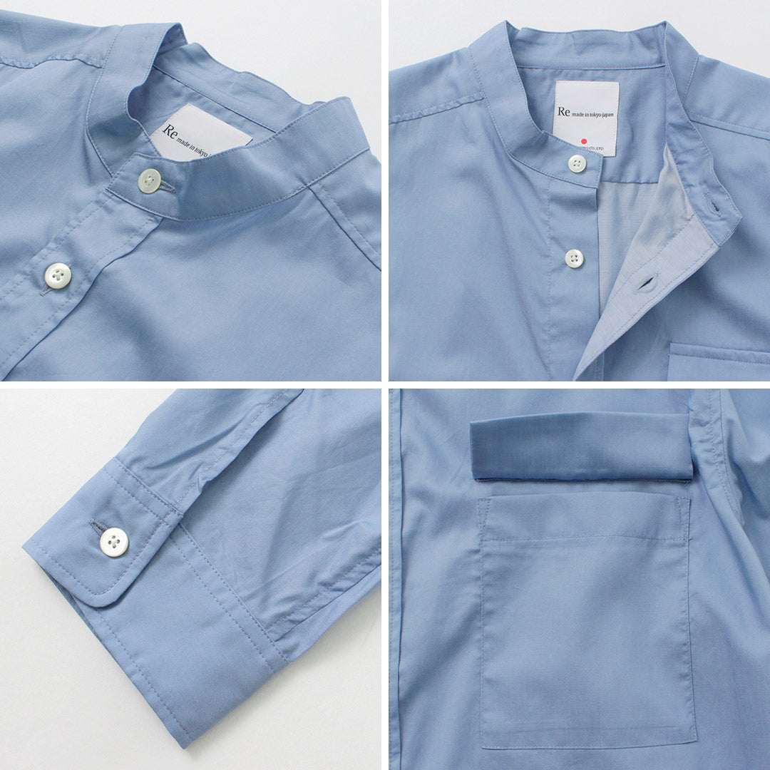 RE MADE IN TOKYO JAPAN / 200 twin yarn chambray twill CPO shirt