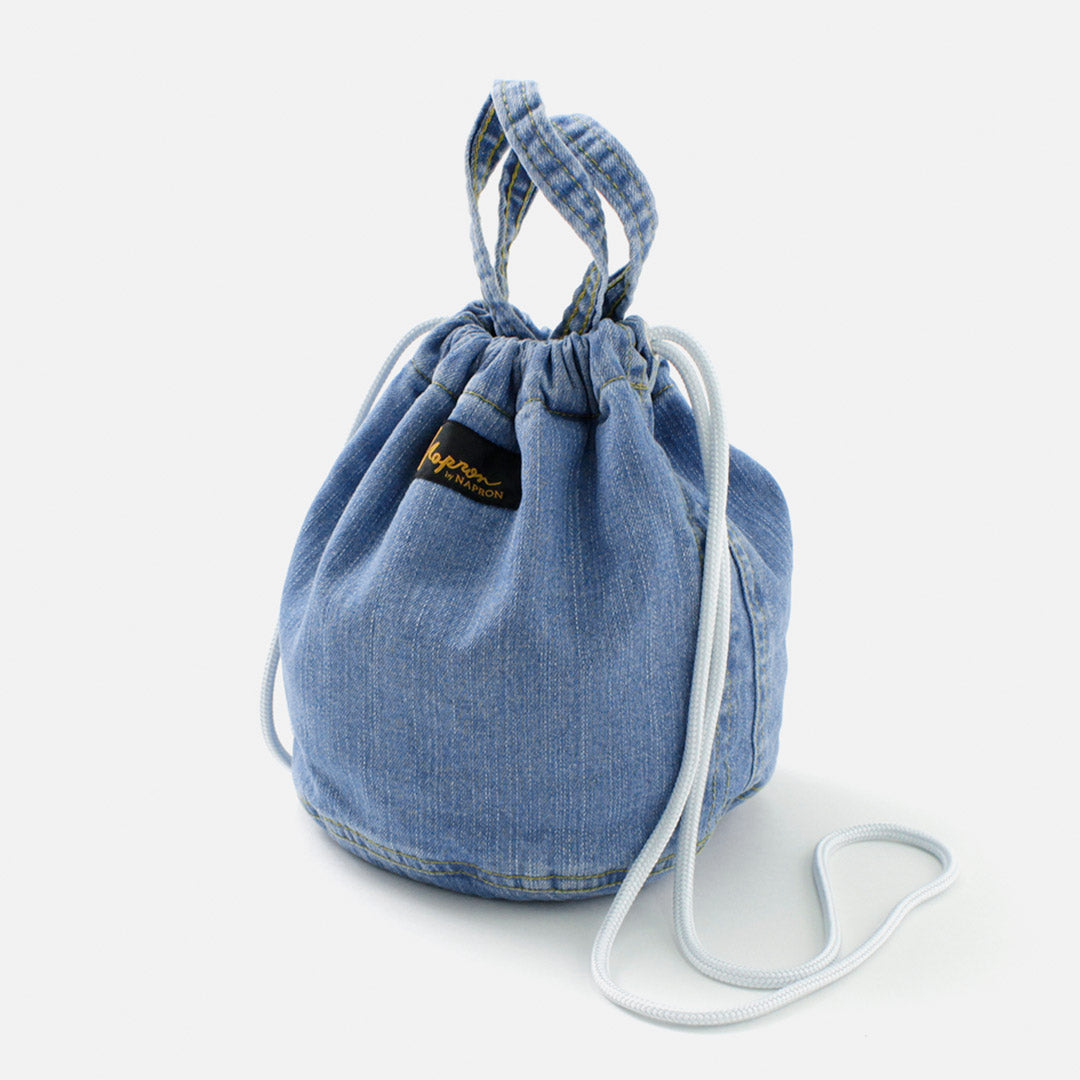 Napron / 8 oz Bag du patient en jean blanchi Small 5L