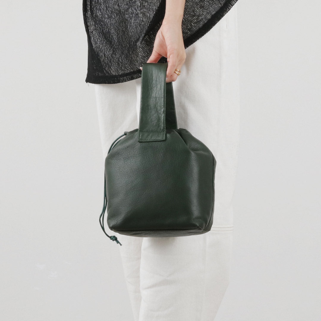 CREED / Drawstring Tote Cowhide Leather