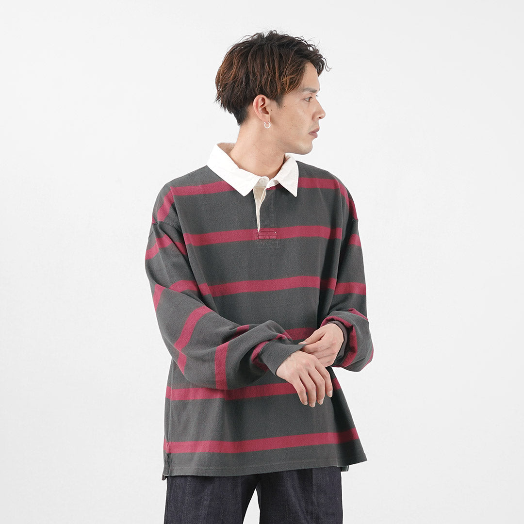 REMI RELIEF / Stripe Rugger Shirt