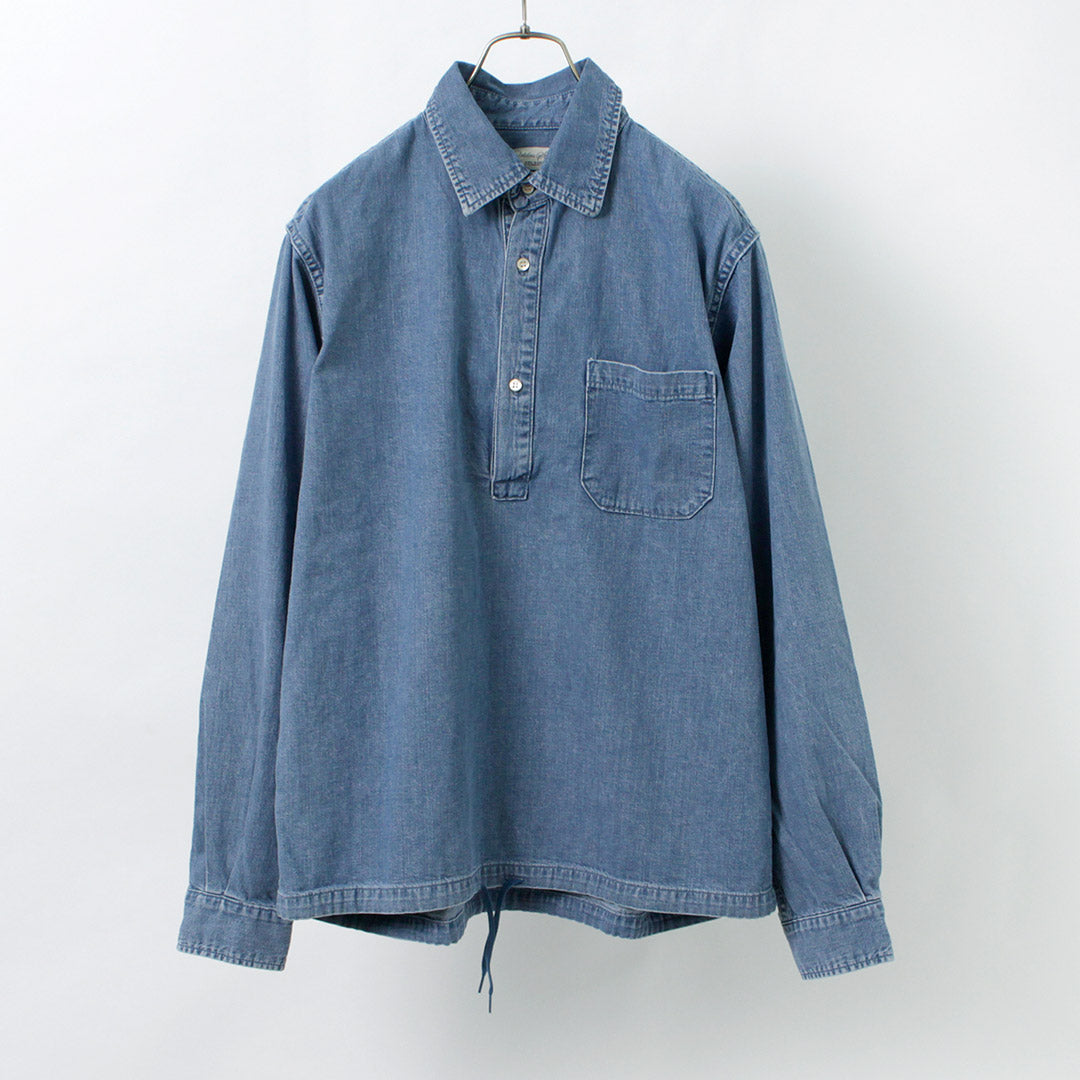 REMI RELIEF / Denim Pullover Shirt