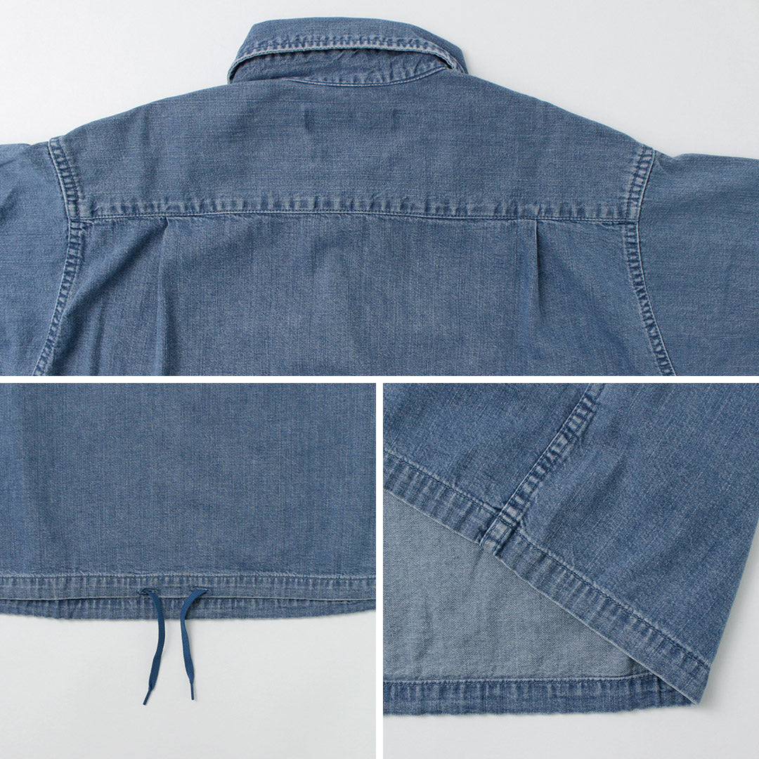 REMI RELIEF / Denim Pullover Shirt