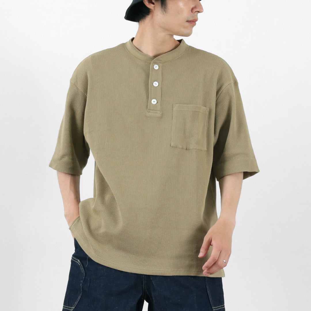 Gohemp / henley pk camisa de manga corta