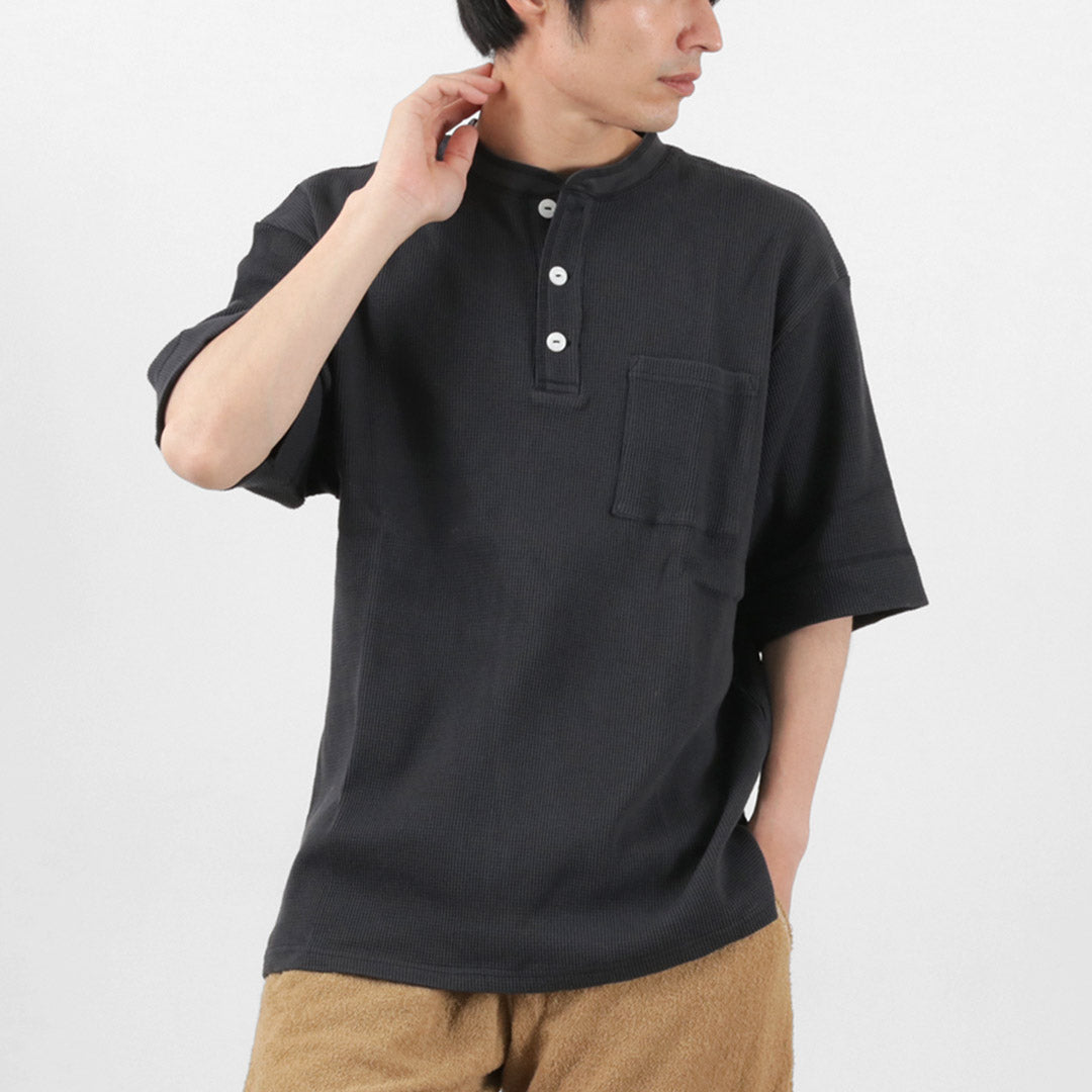 Gohemp / henley pk camisa de manga corta