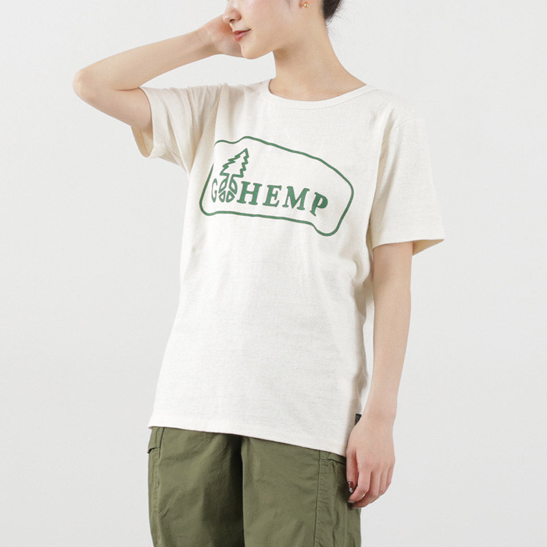 Camiseta de manga corta del logotipo de Gohemp / Box