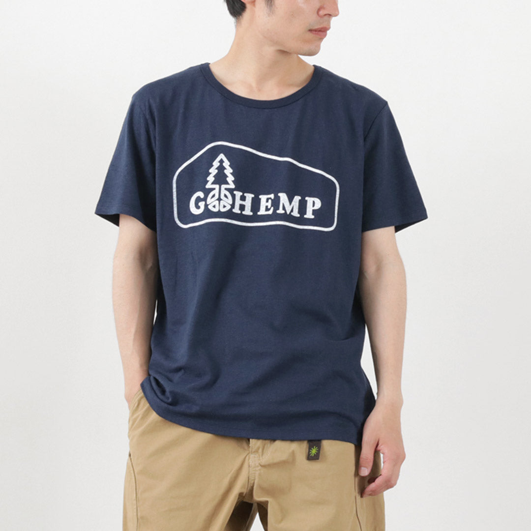 Camiseta de manga corta del logotipo de Gohemp / Box